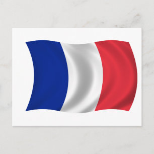 Carte Postale Drapeau de France