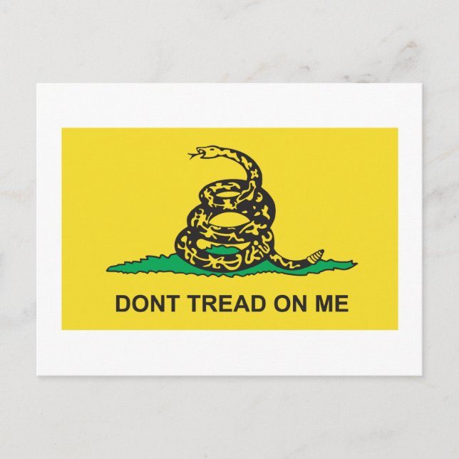Carte Postale Drapeau de Gadsden (Devant)