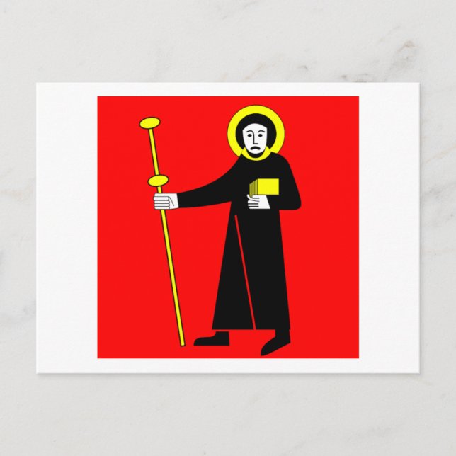 Carte Postale Drapeau de Glaris (Devant)