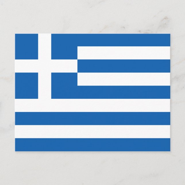 Carte postale Drapeau de Grèce (Devant)