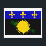 Carte Postale Drapeau de Guadeloupe<br><div class="desc">Le drapeau de la région d'outre-mer de Guadeloupe en France est une excellente façon de dire au monde d'où vous venez — ou où vous voulez être. VEXILLOPHILE propose des drapeaux plats et des drapeaux, généralement disponibles avec le nom du lieu — souvent dans la langue maternelle ainsi que l'anglais!...</div>