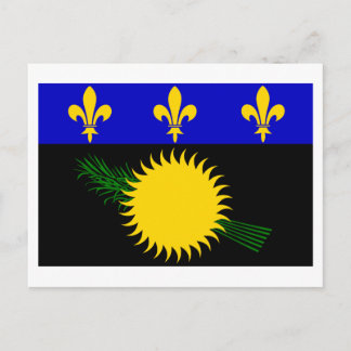 Carte Postale Drapeau de Guadeloupe