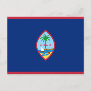 Carte Postale Drapeau de Guam