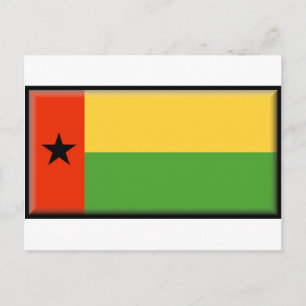 Carte Postale Drapeau de Guinée-Bissau