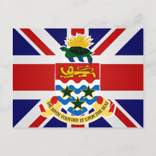 Carte Postale Drapeau de haute qualité des îles Caïmans