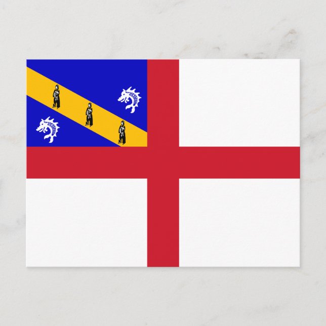 Carte Postale Drapeau de Herm (Devant)