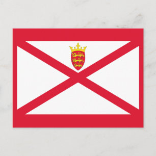 Carte Postale Drapeau de Jersey