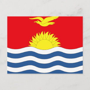 Carte Postale Drapeau de Kiribati