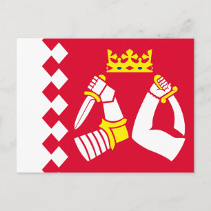 Carte Postale Drapeau de la Carélie du Nord