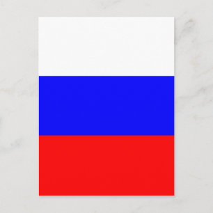 Carte Postale Drapeau de la Fédération de Russie - Ф л а с г Р о