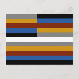 Carte Postale Drapeau de la fierté des freaks