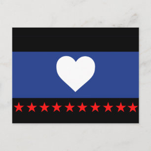 Carte Postale Drapeau de la fierté du pied