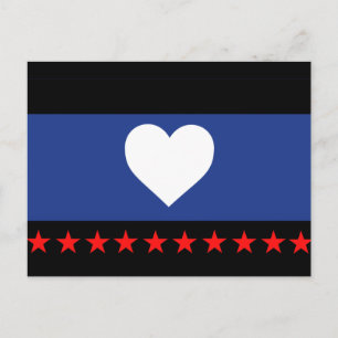 Carte Postale Drapeau de la fierté du pied