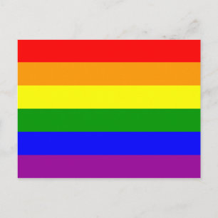 Carte Postale Drapeau de la fierté gay