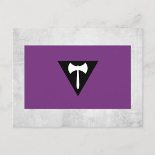 Carte Postale Drapeau de la fierté lesbienne