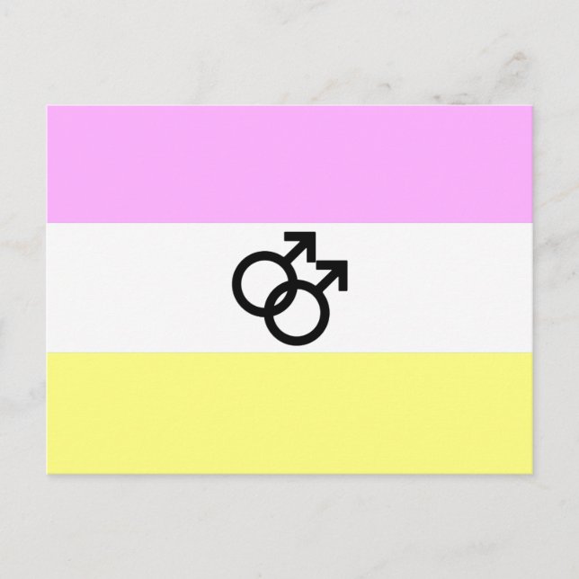 Carte Postale Drapeau de la Fierté Twink (Devant)
