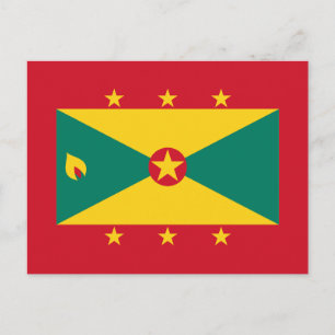Carte Postale Drapeau de la Grenade