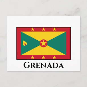 Carte Postale Drapeau de la Grenade