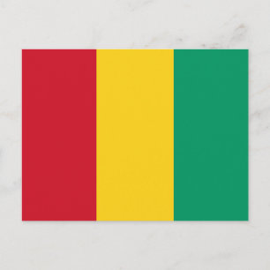 Carte Postale Drapeau de la Guinée