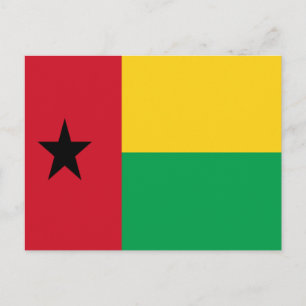 Carte Postale Drapeau de la Guinée-Bissau