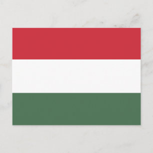 Carte Postale Drapeau de la Hongrie