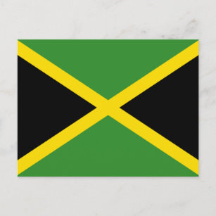 Carte Postale Drapeau de la Jamaïque