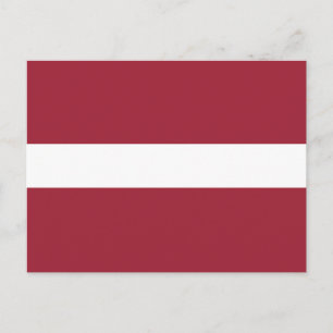 Carte Postale Drapeau de la Lettonie