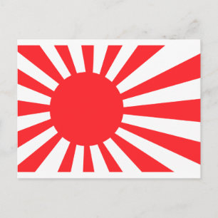 Carte Postale Drapeau de la marine japonaise