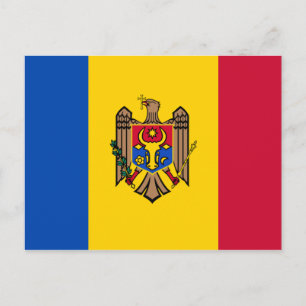 Carte Postale Drapeau de la Moldavie