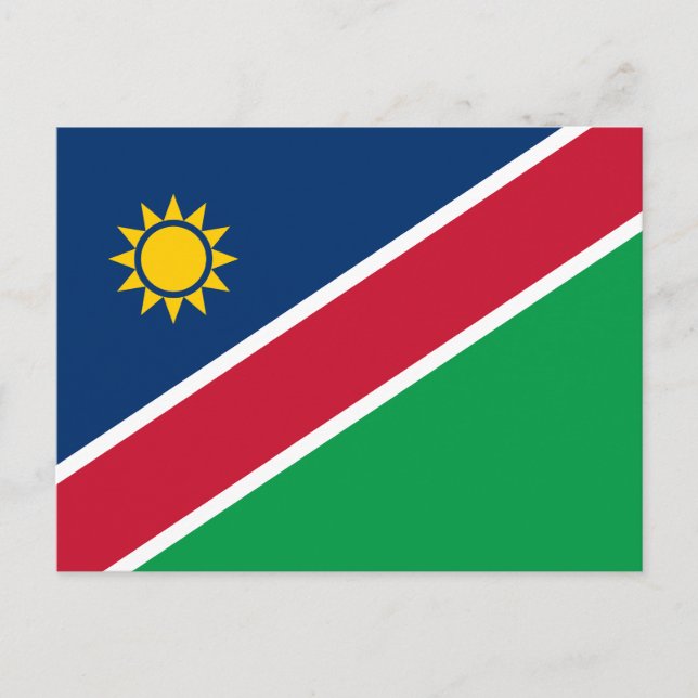 Carte Postale Drapeau de la Namibie (Devant)