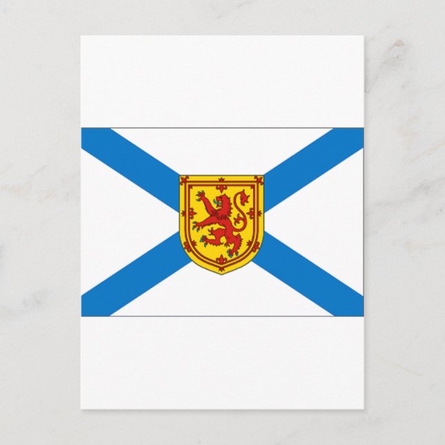 Carte Postale Drapeau de la Nouvelle-Écosse (Devant)