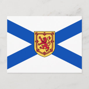 Carte Postale Drapeau de la Nouvelle-Écosse (Province canadienne