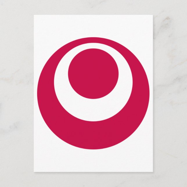 Carte Postale Drapeau de la préfecture d'Okinawa (Devant)