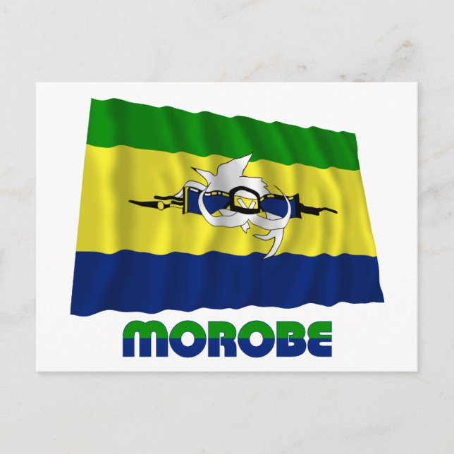 Carte Postale Drapeau de la province de Morobe (Devant)