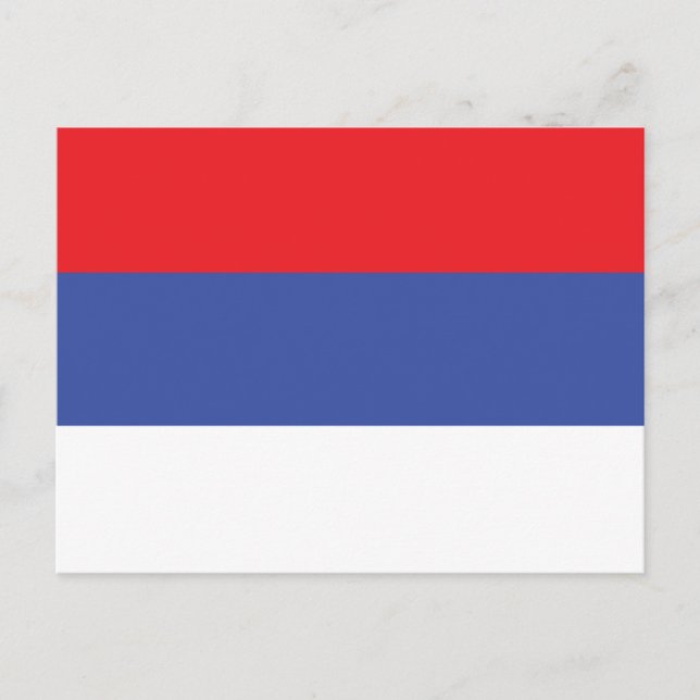Carte Postale Drapeau de la Republika Srpska (Devant)