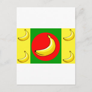 Carte Postale Drapeau de la République bananaise