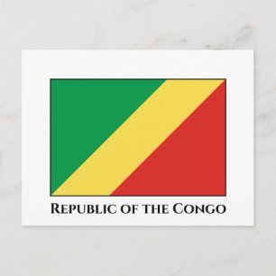 Carte Postale Drapeau de la République du Congo