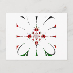 Carte Postale Drapeau de la République du Kenya du Bouclier Kale