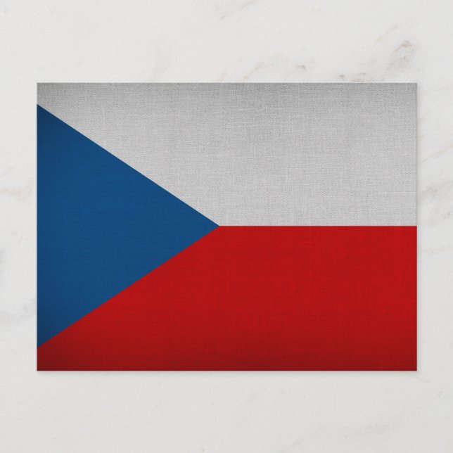 Carte Postale Drapeau de la République tchèque (Devant)