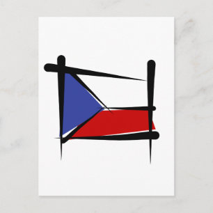 Carte Postale Drapeau de la République tchèque