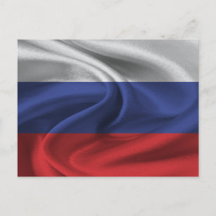 Carte Postale Drapeau de la Russie