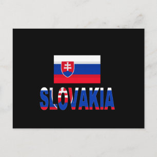 Carte Postale Drapeau de la Slovaquie