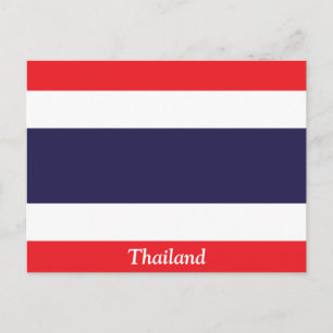 Carte Postale Drapeau de la Thaïlande