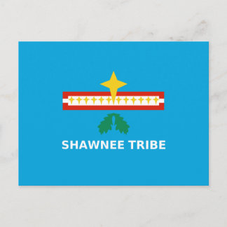 Carte Postale Drapeau de la tribu Shawnee de l'Oklahoma