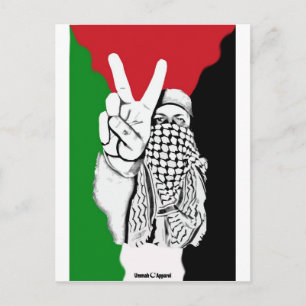 Carte Postale Drapeau de la victoire palestinienne