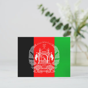 Carte Postale Drapeau de l'Afghanistan