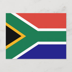 Carte Postale Drapeau de l'Afrique du Sud