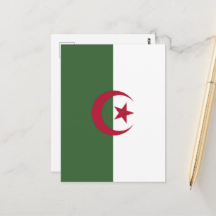 Carte Postale Drapeau de l'Algérie