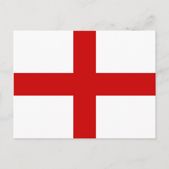 Carte Postale Drapeau de l'Angleterre (Devant)