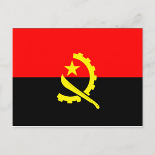 Carte Postale Drapeau de l'Angola